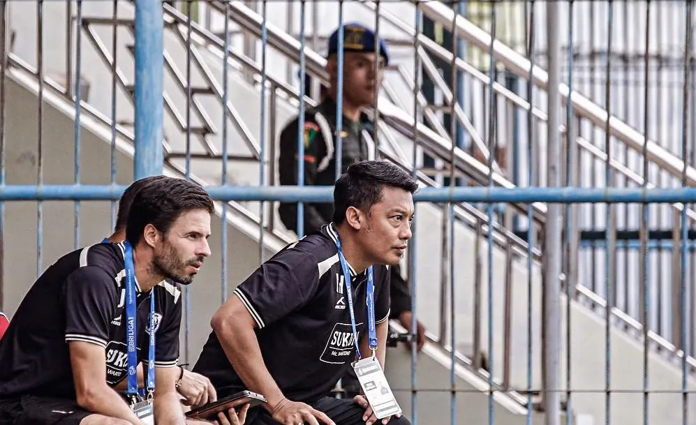 Hamka Hamzah, pelatih RANS Nusantara. (Sumber: @hamka23hamzah - InfoSemarang.com)
