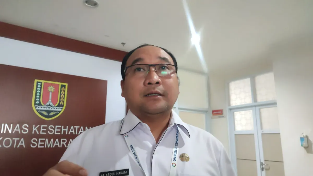 Kepala Dinas Kesehatan Kota Semarang, M. Abdul Hakam. (Sumber:  | Foto: sakti)