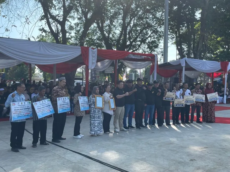 Puncak peringatan Hari Koperasi Tingkat Jawa Tengah di Salatiga. (Sumber:  | Foto: sakti)