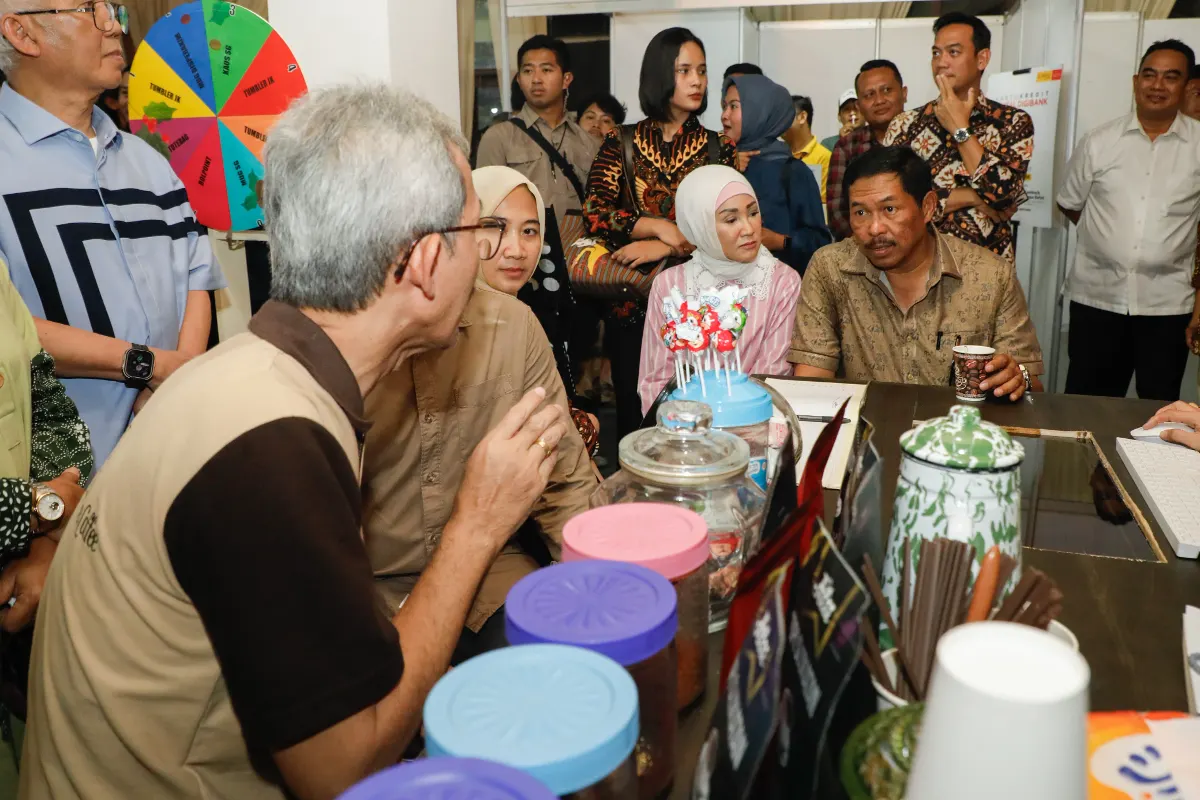 Pagelaran Jateng Fair 2024 menawarkan beraneka ragam produk kopi . (Sumber:  | Foto: Sakti)