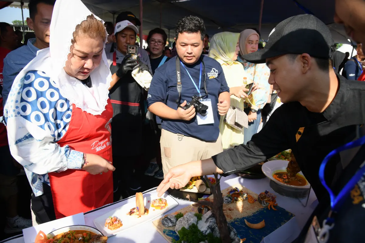 Cooking competition PHRI Vaganza di Lapangan Pancasila Simpanglima. (Sumber:  | Foto: sakti)