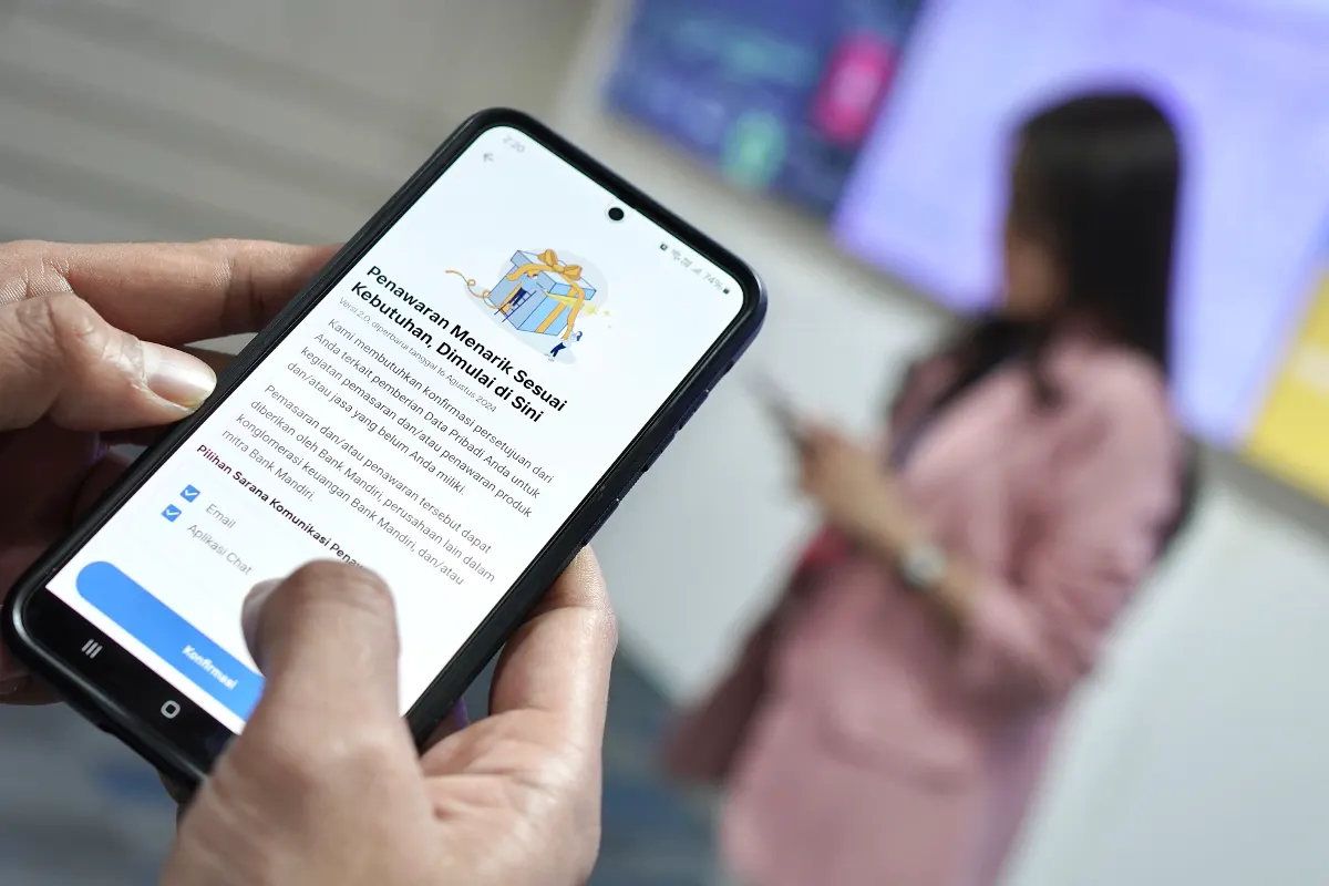 Bank Mandiri menjaga keamanan data pribadi. (Sumber:  | Foto: Dok Bank Mandiri.)