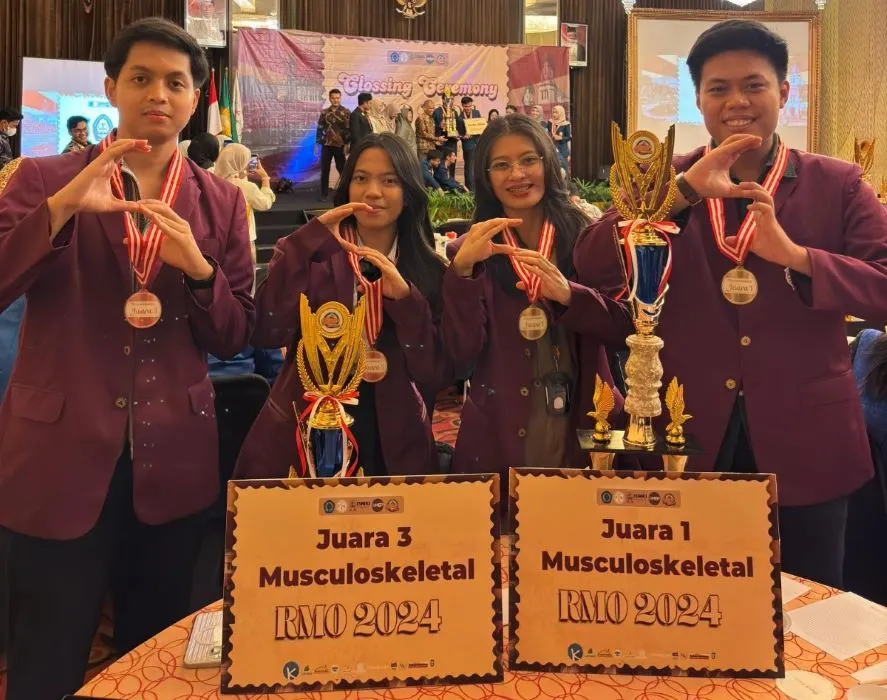 Empat mahasiswa FK SCU menjuarai Regional Medical Olympiad (RMO) 2024. 
 (Sumber:  | Foto: Sakti)