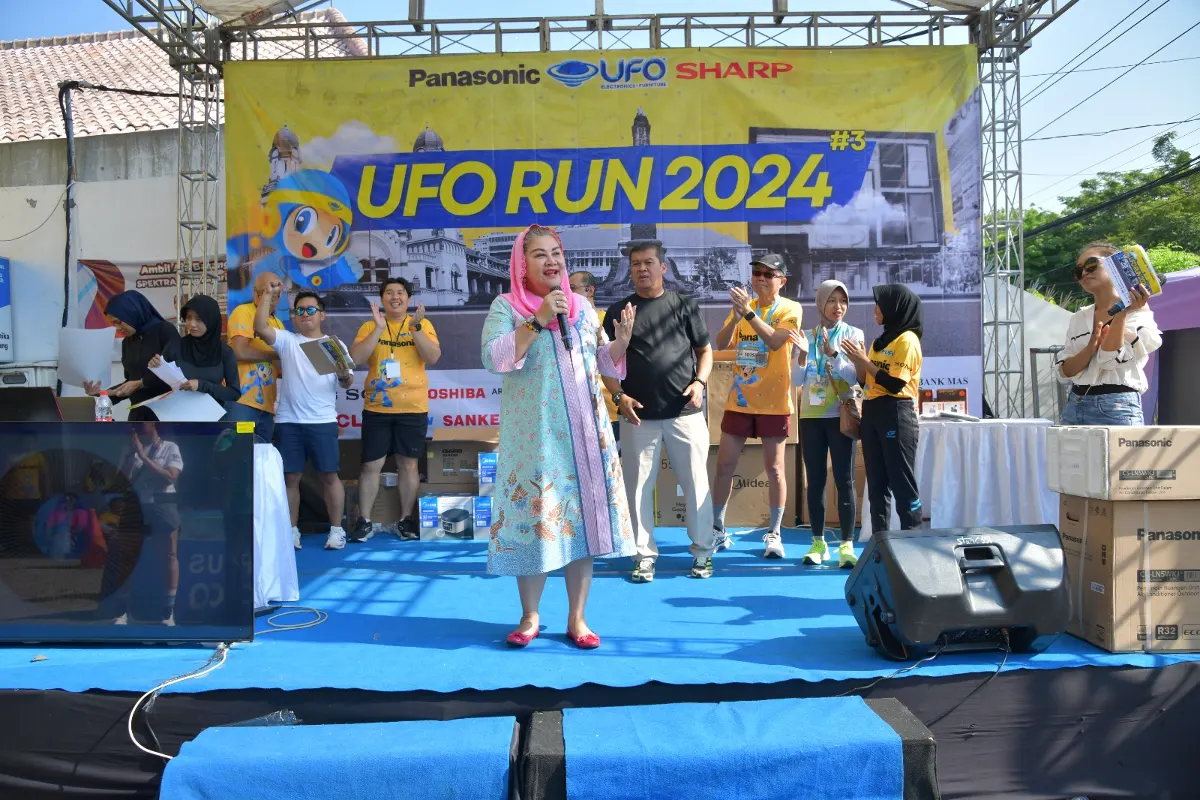Wali kota Semarang, Hevearita Gunaryanti Rahayu saat menghadiri UFORUN 2024. (Sumber:  | Foto: Sakti)