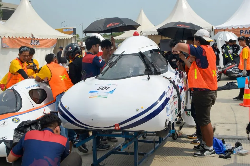 Tim Antawirya UNDIP Raih Juara Ajang Kompetisi Kontes Mobil Hemat Energi 2024. (Sumber:  | Foto: dok)