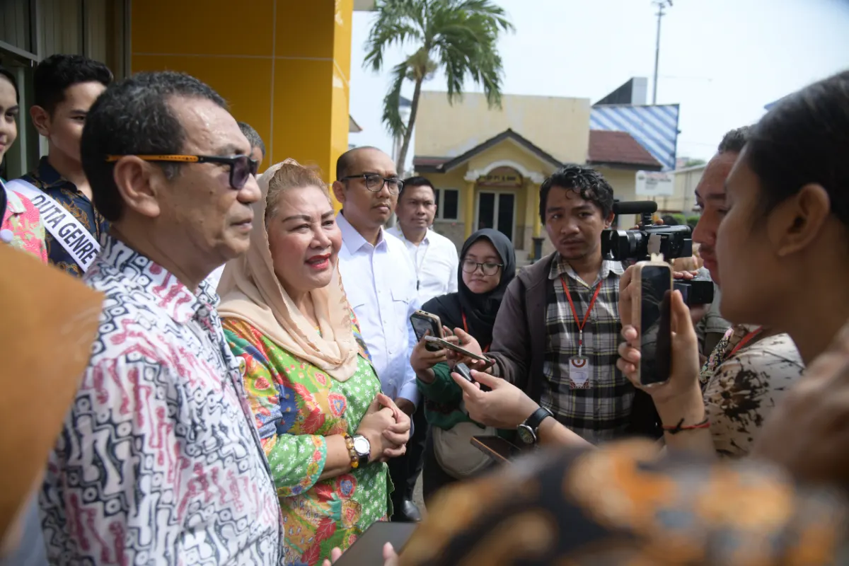 Wali Kota Semarang Hevearita Gunaryanti Rahayu saat diwawancara. (Sumber:  | Foto: Sakti)