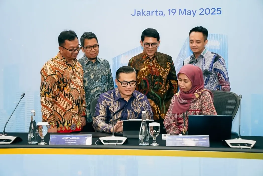 Forum Mandiri Economic Outlook Q2 2025 bertajuk Building Resilience in the Midst of Global Turbulence.
 (Sumber:  | Foto: dok Bank Mandiri)