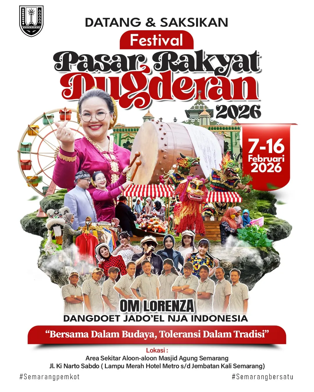 Festival Pasar Rakyat Dugderan 2026 akan kembali hadir. (Sumber: )