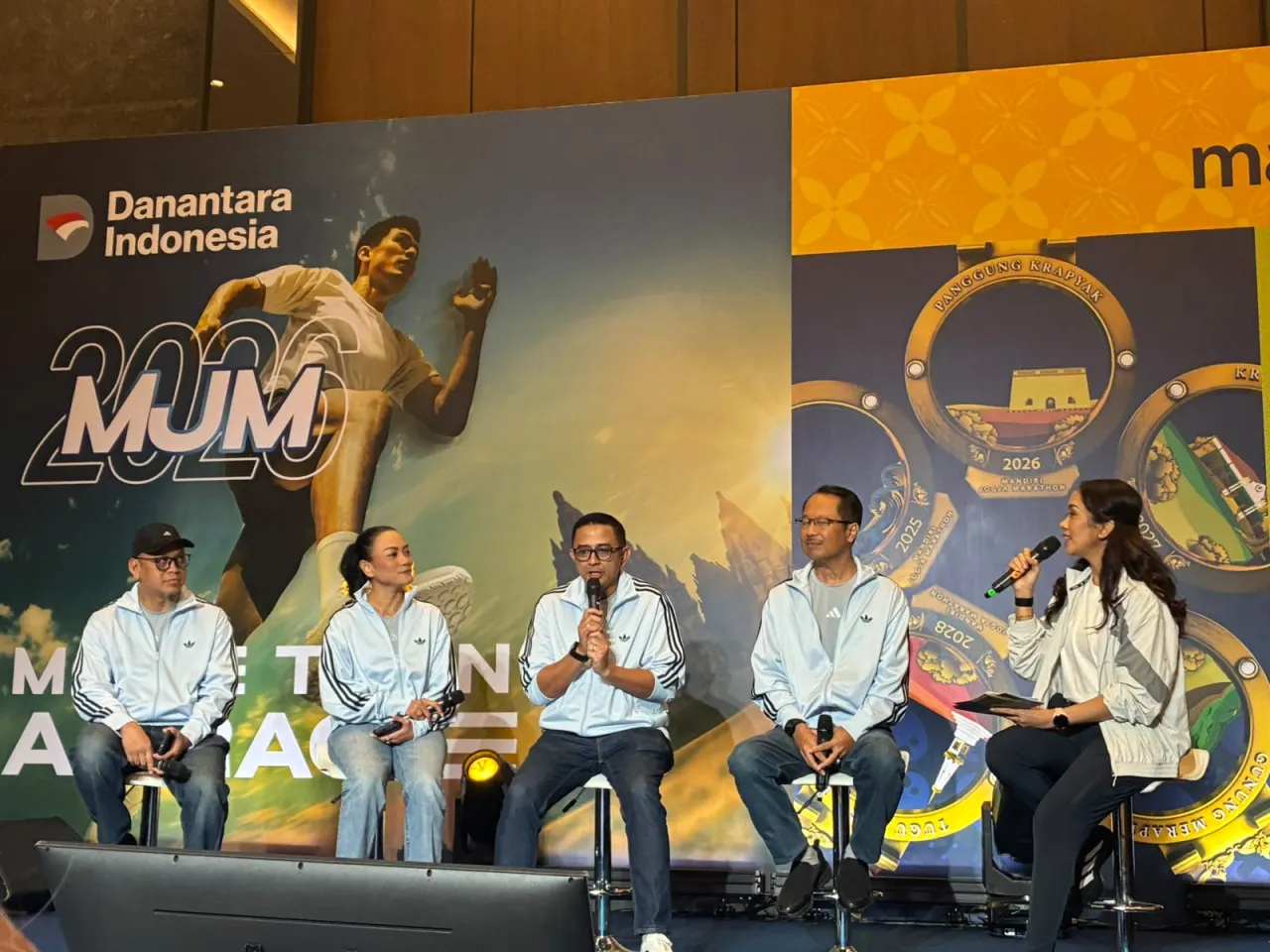 Jumpa pers Mandiri Jogja Marathon (MJM) 2026.
 (Sumber:  | Foto: Dok.)