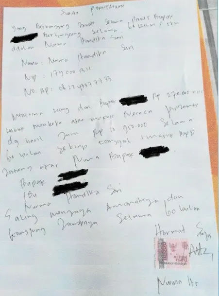 Bukan Kredit Bank, Ini Bukti Nurma Tipu Pensiunan di Purwokerto