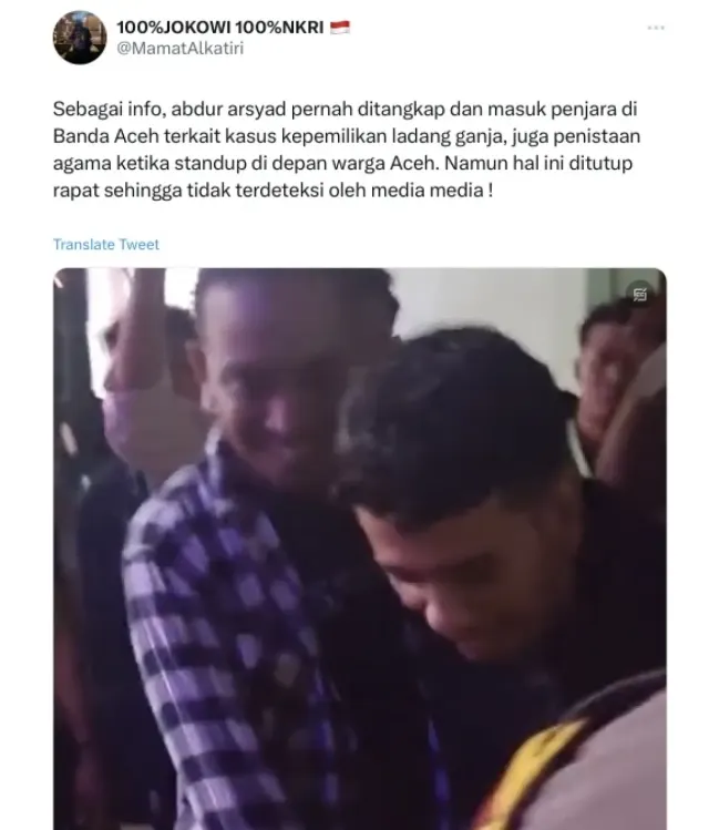 Komika Saling Tuduh, Giliran Mamat Alkatiri Sebut Abdur Arsyad Sudah Menistakan Agama: Penjarakan Dia Seumur Hidup!