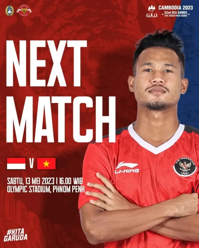 GRATIS! Link Live Streaming Semifinal Sepak Bola SEA Games 2023, Timnas Indonesia U22 vs Vietnam, Sabtu 13 Mei 2023 Pukul 16.00 WIB