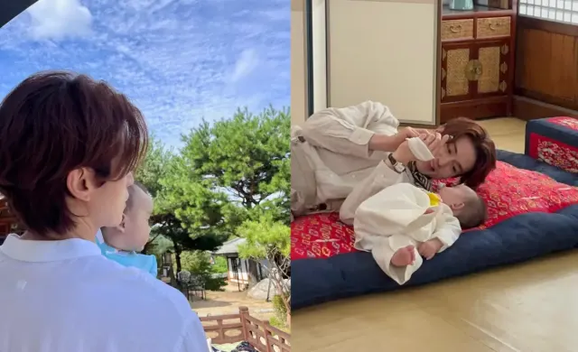 Lee Dongwook Pamer Foto Gendong Bayi, Penggemar Diajak 'Wisata ke Masa Depan'