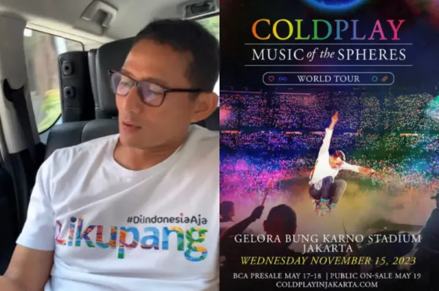 Antusias Membludak, Kini Marak Kasus Penipuan Jelang Konser Coldplay, Sandiaga Uno: Mohon Bersabar...