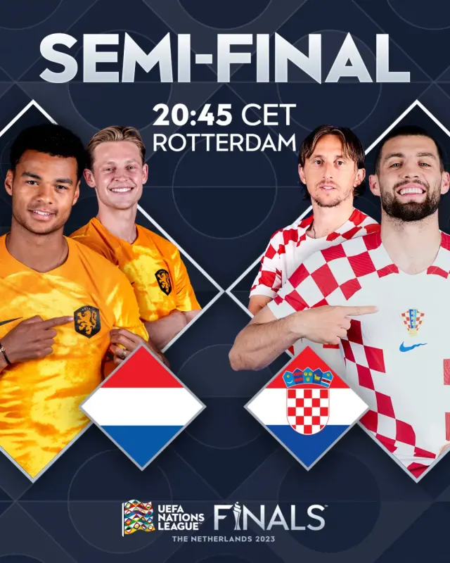 Link Live Streaming Semifinal UEFA Nations League: Belanda vs Kroasia, Kamis 15 Juni 2023 Pukul 01.45 WIB