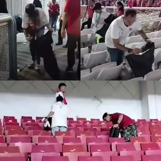 Erick Thohir Puji Aksi Suporter Bersihkan Sampah di Stadion GBK Usai Nonton Timnas Indonesia vs Argentina