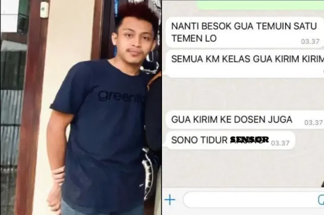 KEJAM! Alwi Husen Maolana Ancam Korban Dengan Menyebarkan Video Asusila Ke Teman Kelas Hingga Dosen