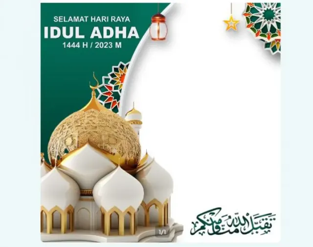 25 Link Twibbon Kartu Ucapan Idul Adha 1444 Hijriah, Siapkan Foto Terbaik Cocok Untuk Status WA