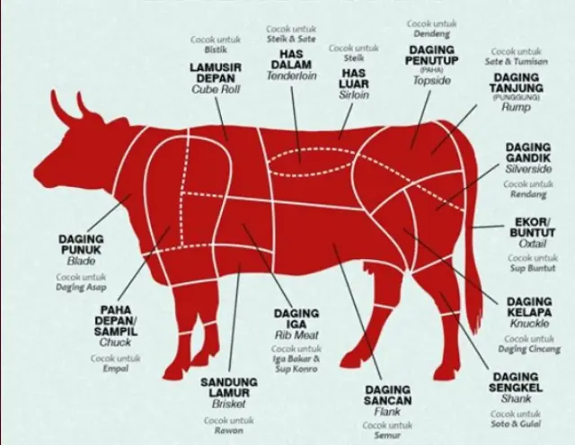 Untuk Santapan Momen Idul Adha, Berikut Rekomendasi Menu Masakan Daging Sapi Berdasarkan Potongannya