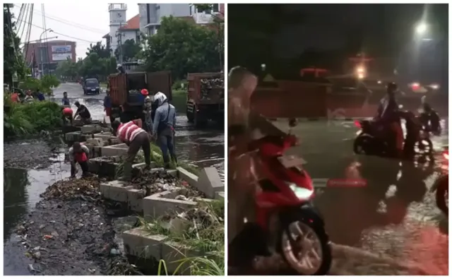 Hujan Deras Kamis Malam, Beberapa Titik di Wilayah Kota Semarang Terendam Banjir, Sampai Pagi Air Belum Surut