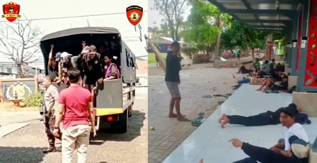 Nekat Away ke Semarang, Gerombolan Bonek yang Ngemper Dievakuasi ke Polsek Sayung