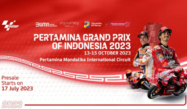 Tiket Presale MotoGP Mandalika 2023 Mulai Dijual Hari Ini! Lihat Jadwal Balapan di Sirkuit Mandalika, Lombok