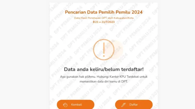Cara Cek Anda Sudah Terdaftar Jadi Pencoblos di DPT Pemilu 2024 di cekdptonline.kpu.go.id
