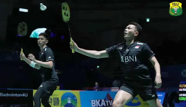 Hasil Korea Open 2023: Main Sengit, Fajar/Rian Akhirnya Melesat ke Semifinal