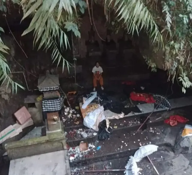 Viral Turis Korea Rusak Pura Goa Raja Besakih Bali Usai Ngaku Dapat Bisikan Gaib