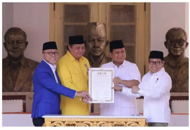 RESMI! Golkar, PAN dan PKB Dukung Prabowo Subianto Capres 2024