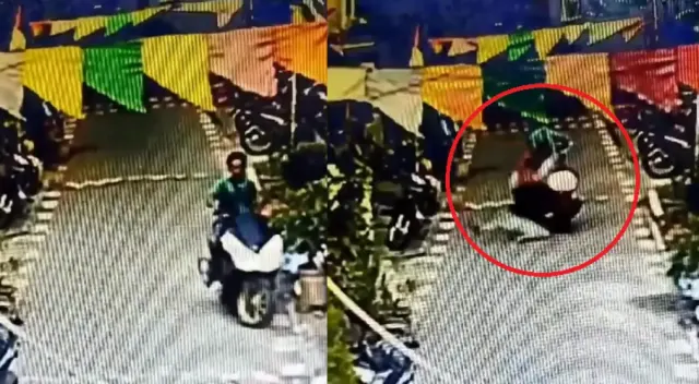 Pria Pengendara PCX Jambret Tas Milik Emak-emak di Purwosari Semarang, Aksinya Terekam CCTV