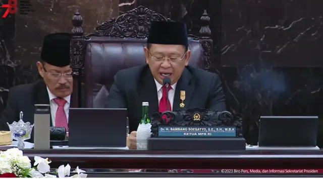 Pakai Pantun, Bambang Soesatyo Ketua MPR RI Buka Sidang Tahunan MPR Sambil Singgung Hal Ini