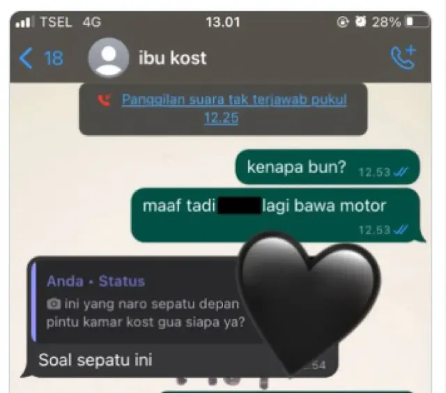 Ada Sepatu Laki di Depan Kamarnya, Wanita Ini Syok saat Ibu Kos Cerita Jujur Begini