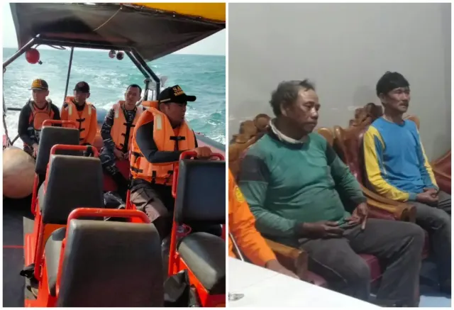 Tiga Hari Terombang-Ambing di Laut, Dua Nelayan Asal Jepara Ditemukan Selamat di Perairan Pekalongan