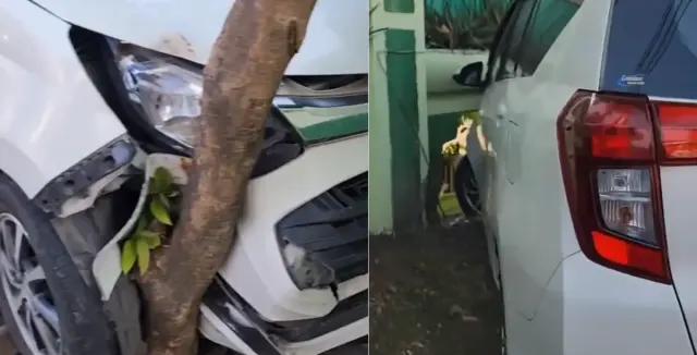 Kecelakaan di Gajahmungkur, Mobil Tabrak 2 Pemotor hingga Banting Setir Hantam Tembok Rumah Warga