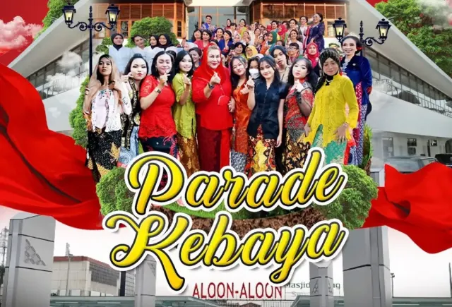 Parade Kebaya di Aloon-aloon Masjid Agung Semarang, Jumat 1 September Malam