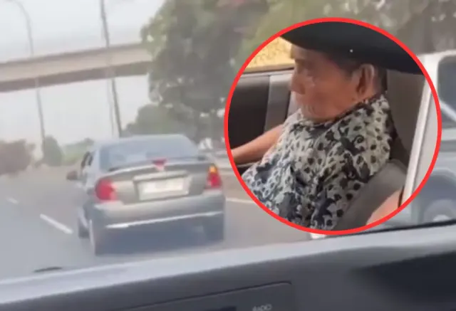 VIRAL Mobil Oleng di Tol Hampir Menabrak Pembatas Jalan, Ternyata Pengemudinya Seorang kakek yang Ditemani Sang Istri, Begini Kondisinya