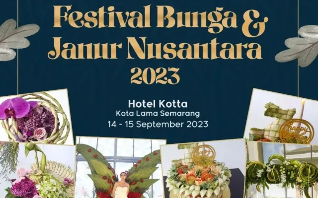 Tiket Festival Bunga & Janur Nusantara di Kota Lama Semarang, 14-15 September 2023