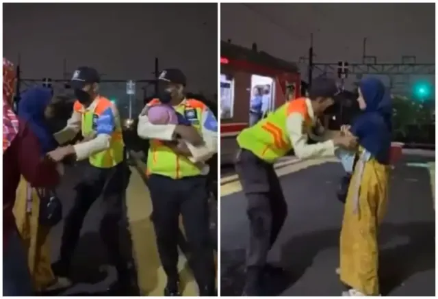 VIRAL Aksi Nekat Seorang Ibu Diduga Hampir Lempat Bayinya ke Rel Kereta, Begini Kronologi dan Nasib Anaknya