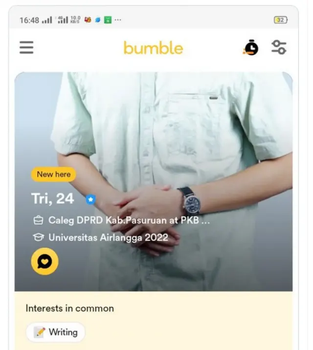 Kampanye di Aplikasi Kencan, Caleg Asal Pasuruan Ini Bikin Warganet Gagal Paham