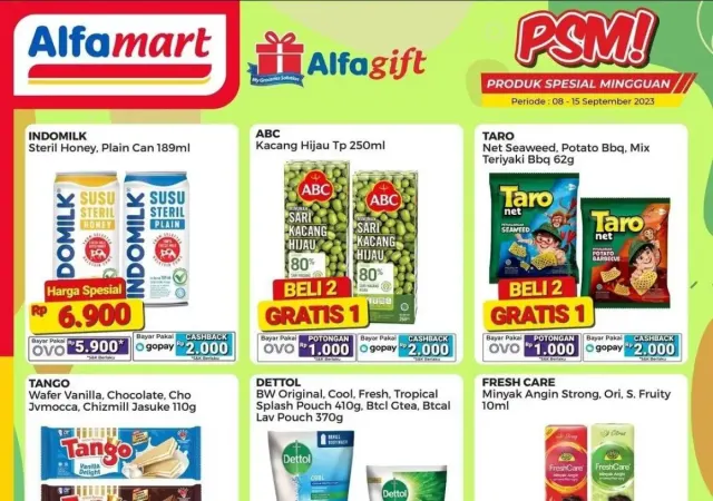 Alfamart Diskon 50% Hingga September 2023, Ini Daftar Barang dan Potongan Harganya