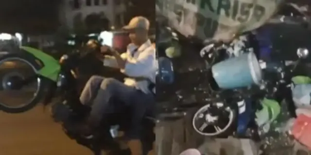 Gegara Remaja Gagal Freestyle Motor, Warung di Makassar Ini Rusak Berat Usai Tertabrak