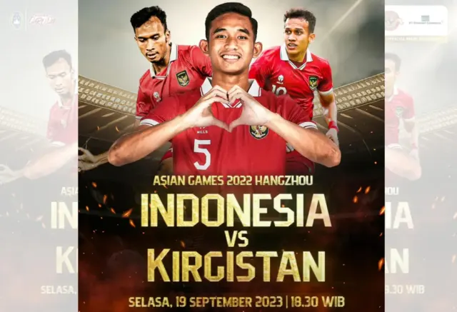 Jadwal Lengkap Timnas Indonesia U-24 di Asian Games, Hari ini Lawan Kirgistan
