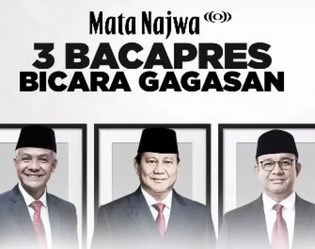 SEDANG TAYANG! Link Live Streaming "3 Bacapres Bicara Gagasan" di Mata Najwa on Stage Yogyakarta, Nonton GRATIS DI SINI