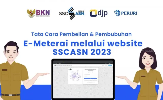 Cara Beli dan Pasang E-Materai di Situs SSCASN, Ikuti Langkah-langkahnya di Sini!