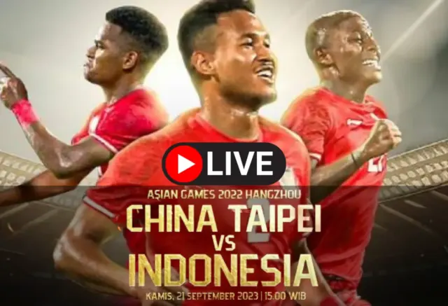 Link Live Streaming RCTI: China Taipei vs Indonesia Asian Games 2023, Cek Siaran Langsung Legal DI SINI