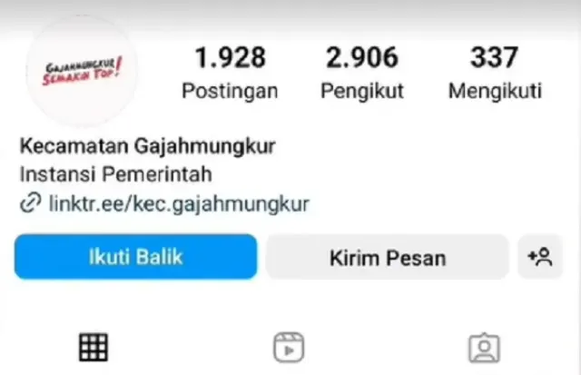 Akun Instagram Kecamatan Gajahmungkur Bisa Diakses Lagi, Konten soal Ade Bhakti sudah Kembali