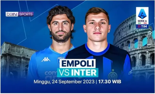 LINK LIVE STREAMING Empoli vs Inter Serie A Malam Ini, Kick Off 17.30 WIB, Siaran Langsung Legal DI SINI