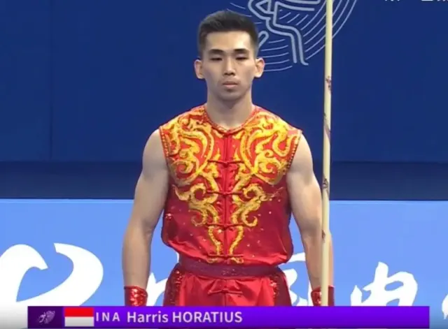 Atlet Wushu Harris Horatius Sumbangkan Emas Ketiga di Asian Games Hangzhou!