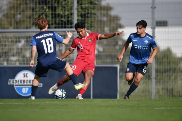 Gol Cepat Nabil Asyura Bawa Kemenangan Timnas U-17 Indonesia Lawan SC Paderborn Youth